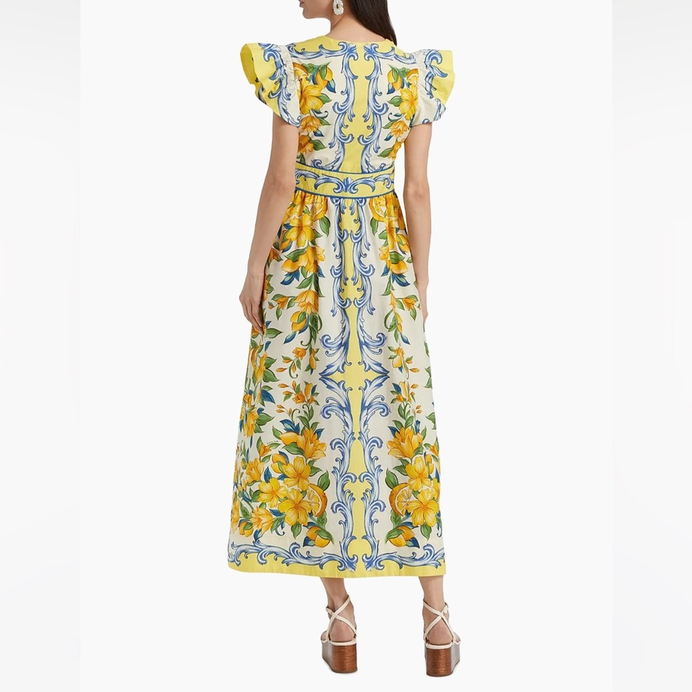 FARM RIO
SICILY SCARF ANKLE Maxi DRESS Size S Small - Picture 5 of 8